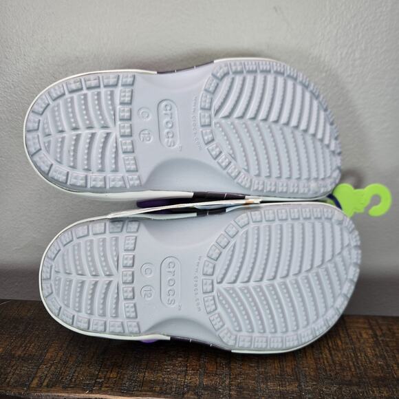 CROCS Kids Sandals in Green and Purple - Picture 7 of 11